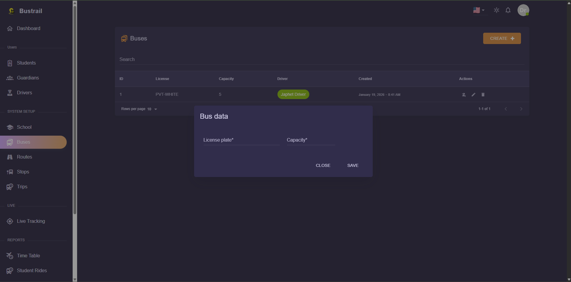 Driver Approvals